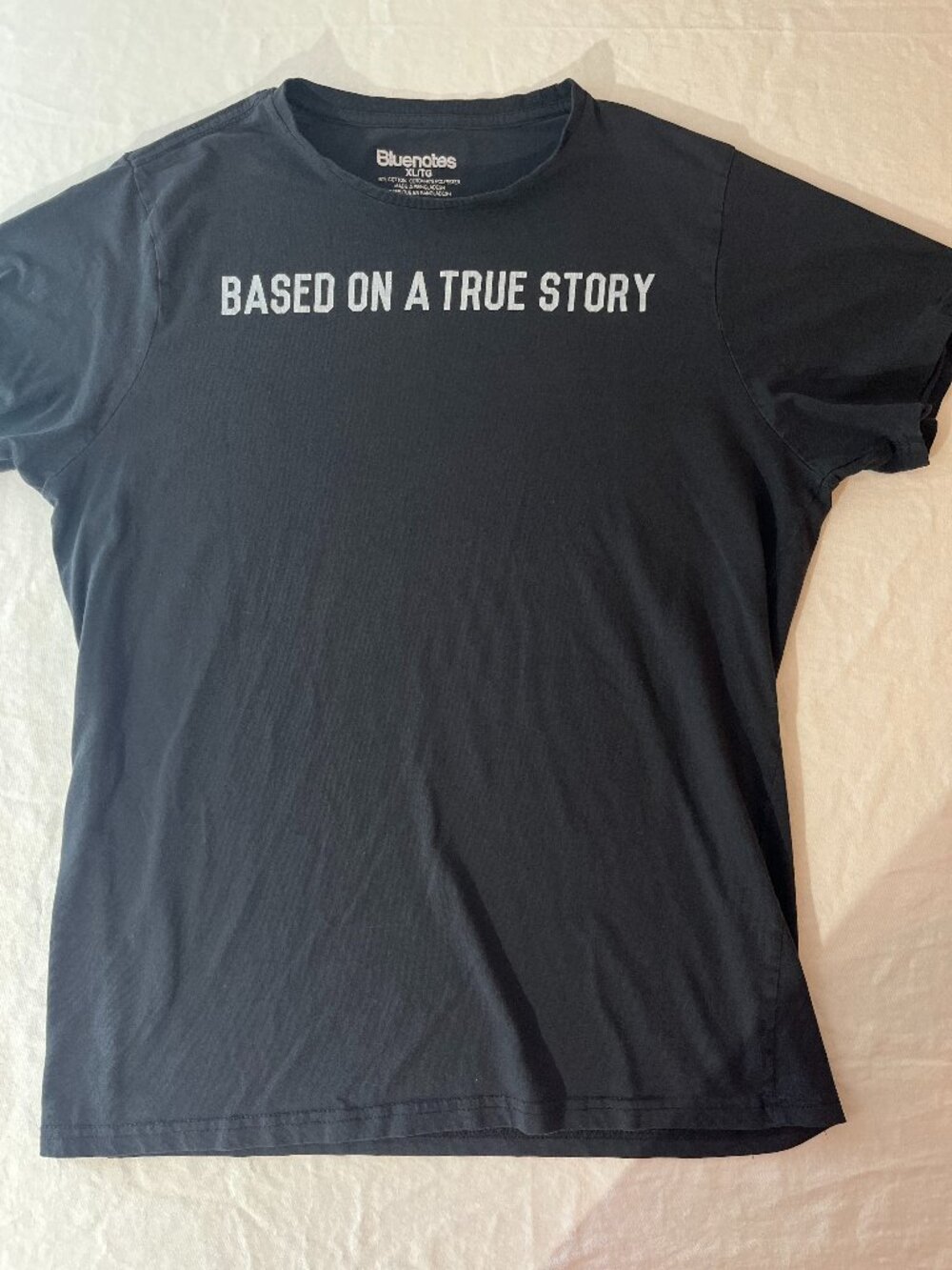 Bluenotes Graphic T-shirt. Black XL